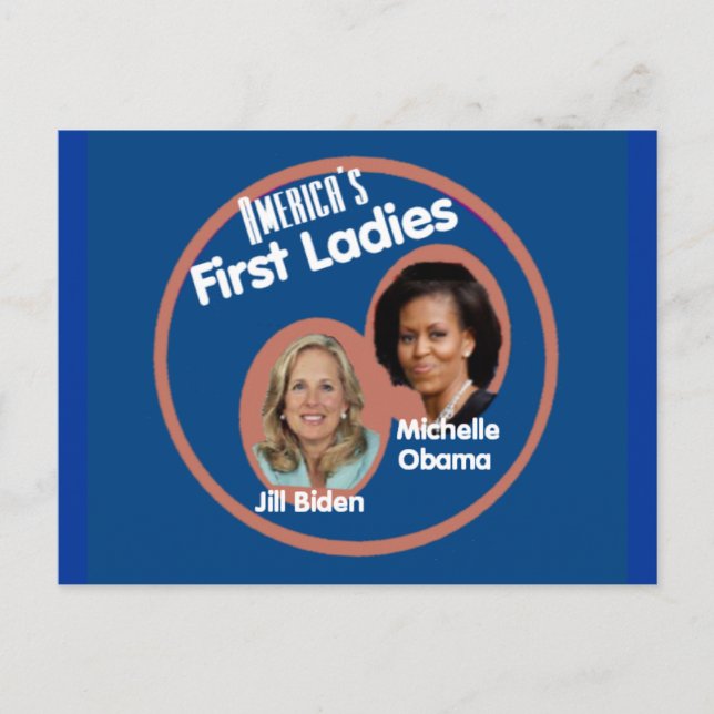Michelle Jill First Ladys Postcard Postkarte (Vorderseite)