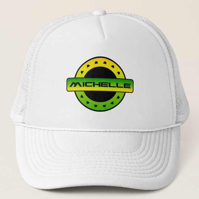MICHELLE. MEIN NAME IST MICHELLE. SAMER BRASIL TRUCKERKAPPE (Vorderseite)