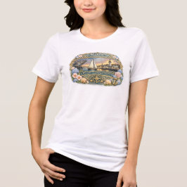 Michelle Mystic Connecticut Vintage Nautical Tri-Blend Shirt