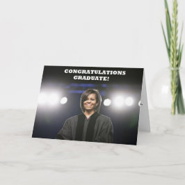 Michelle Obama-Abschluss Karte