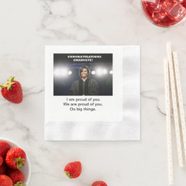 Michelle Obama - Abschluss Paper Napkin Serviette