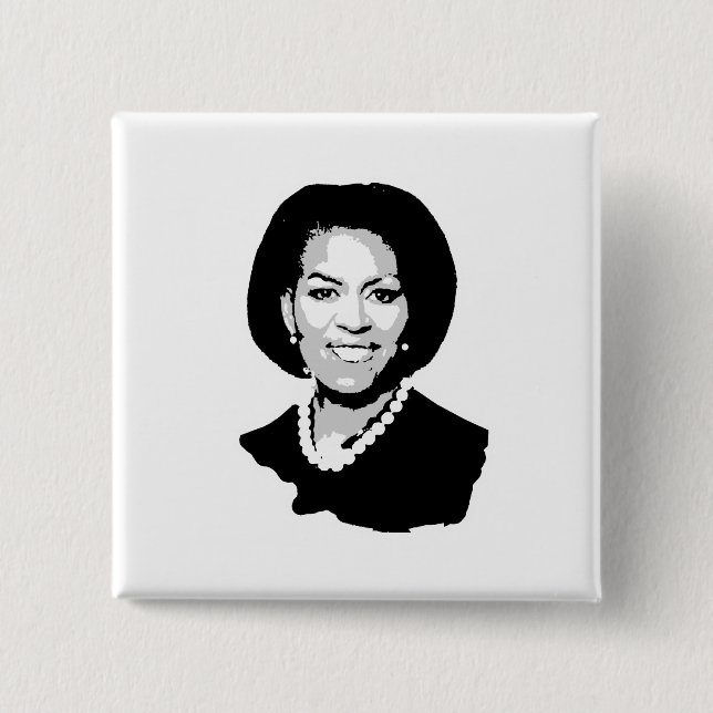 Michelle Obama Button (Vorderseite)