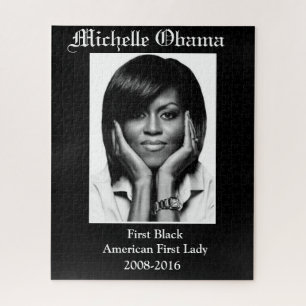 MICHELLE OBAMA ERSTER SCHWARZ ERSTER LADY-Plakat