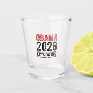 Michelle Obama für Präsident Obama 2028 Schnapsglas