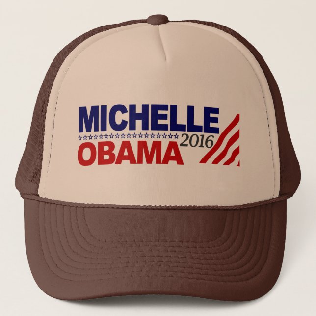Michelle Obama für Präsidenten 2016 Truckerkappe (Vorderseite)