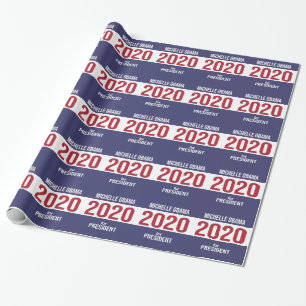 Michelle Obama für Wahl Präsidenten-2020 USA Geschenkpapier