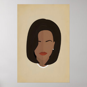 Michelle Obama, Schwarze Frauen als Vorbilder in d Poster