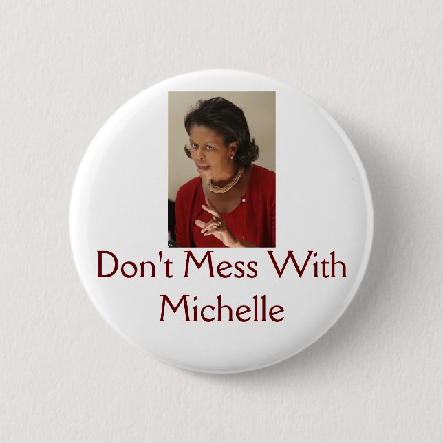 Michelle Obama, verwirren nicht mit Michelle Button (Vorderseite)