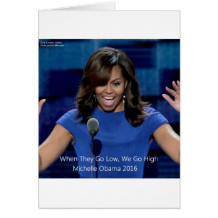 Michelle Obama "We Go High" Collectible