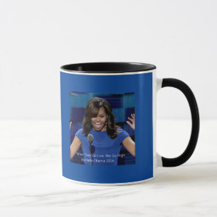 Michelle Obama "We Go High" Collectible Tasse
