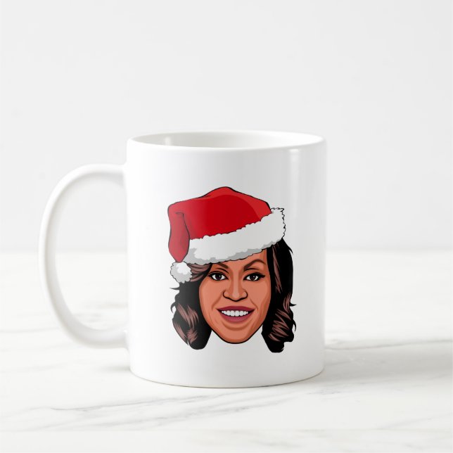 MICHELLE OBAMA Weihnachten Kaffeetasse (Links)