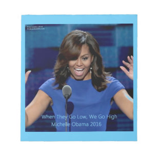 Michelle Obama "Wir machen es besser" Sammlerstück Notizblock