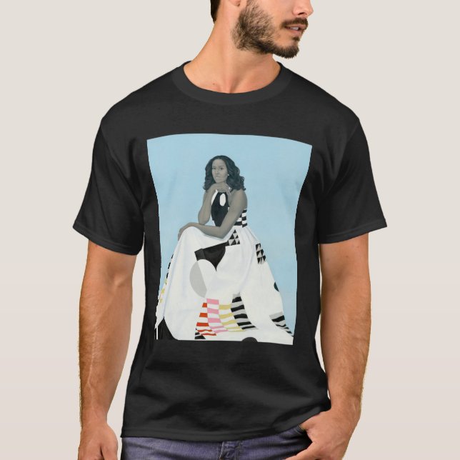 Michelle Portrait Premium T-Shirt (Vorderseite)