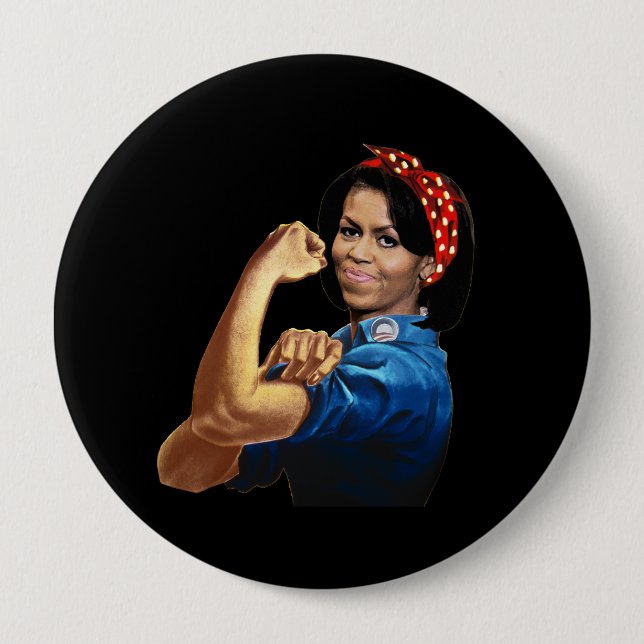 MICHELLE THE RIVETER BUTTON (Vorderseite)