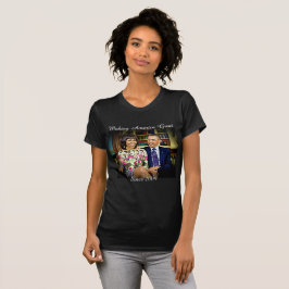 Michelle u. Barack Obama, Amerika groß machend T-Shirt