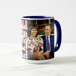 Michelle u. Barack Obama machten bereits Amerika Tasse