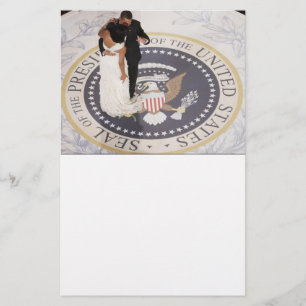 Michelle und Barack Obama Briefpapier