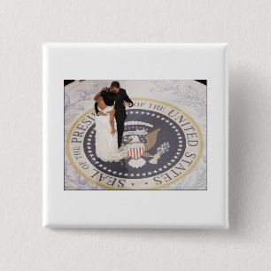 Michelle und Barack Obama Button