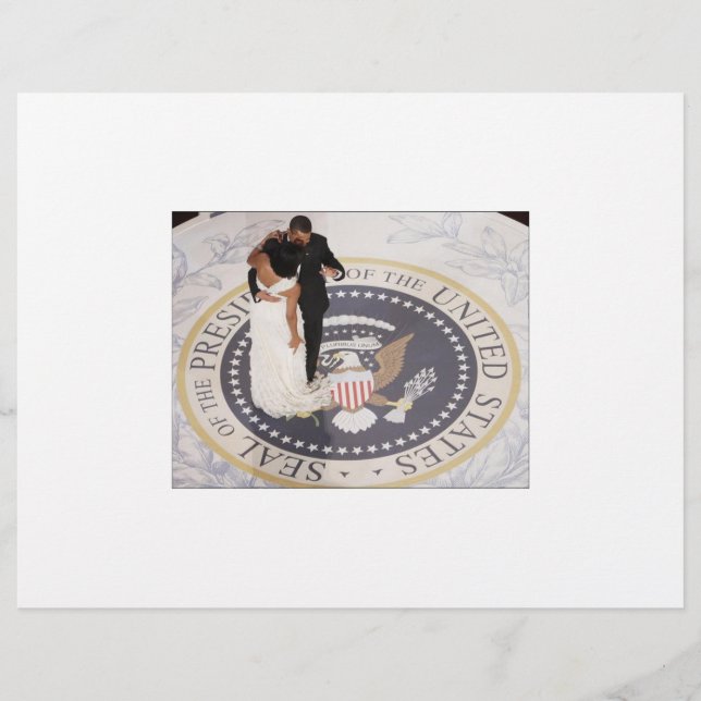 Michelle und Barack Obama Flyer (Vorne)