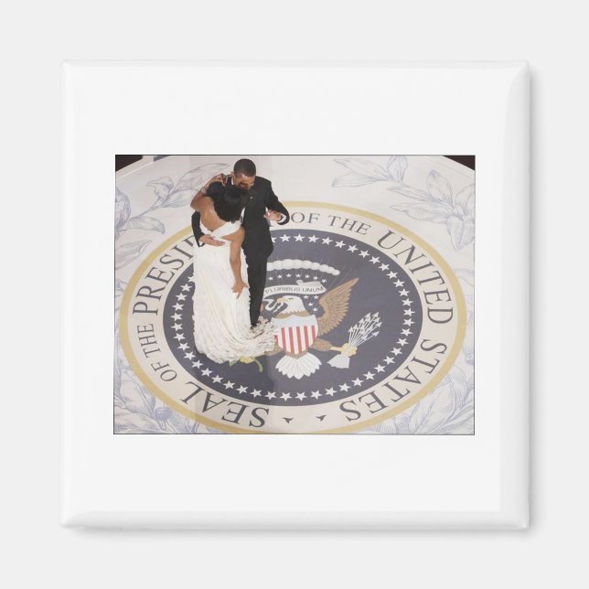 Michelle und Barack Obama Magnet (Vorne)