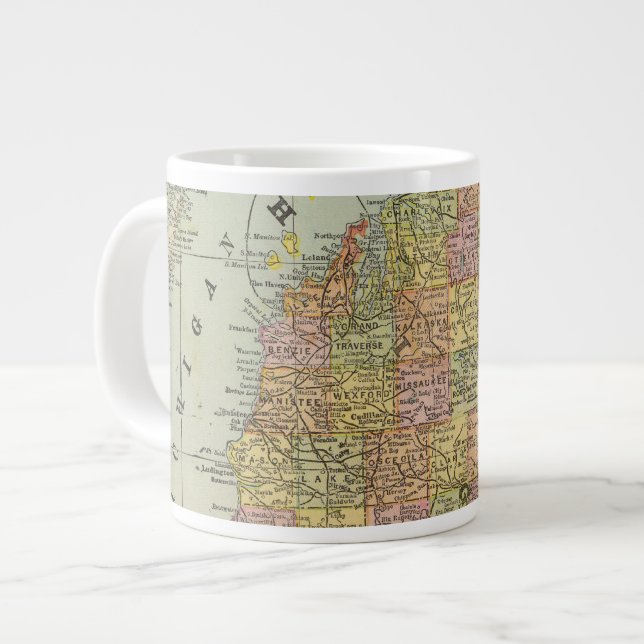 Michigan 3 Jumbo-Tasse (Vorderseite Links)