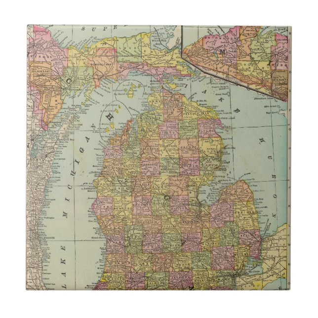 Michigan 4 fliese (Vorderseite)