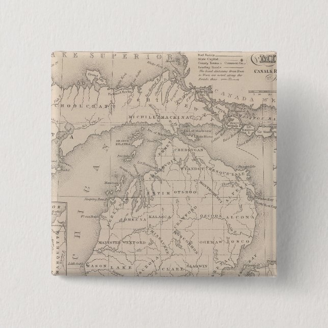 Michigan 5 button (Vorderseite)