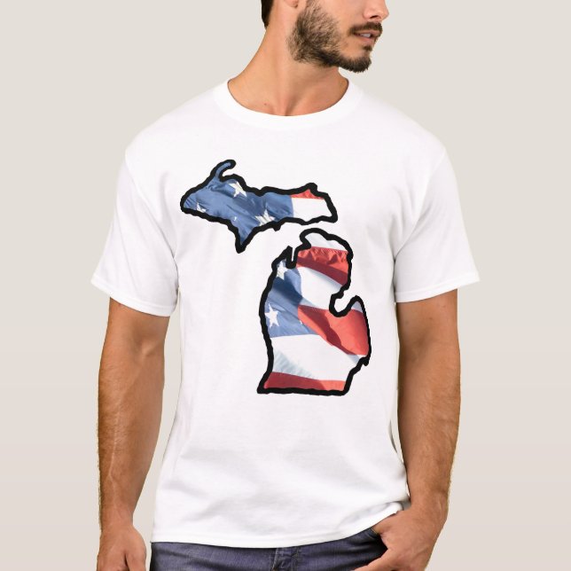 MICHIGAN ALL-AMERIKANISCHER T - SHIRT (Vorderseite)