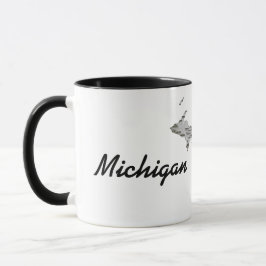 Michigan - Amerikas Fünf-Tasse mit Birch Bark Tasse