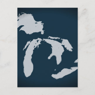Michigan and the Great Lakes Postkarte