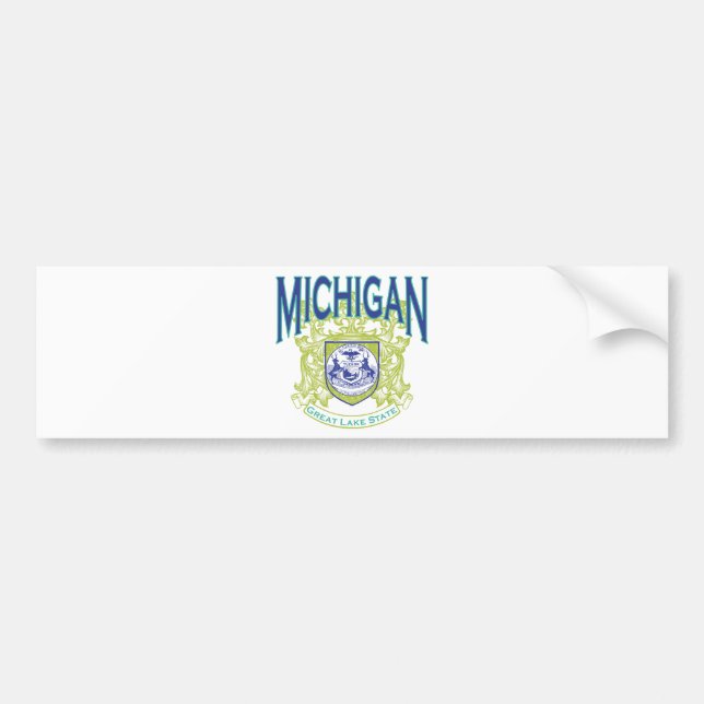 Michigan Autoaufkleber (Vorne)