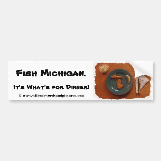 Michigan-Autoaufkleber Autoaufkleber (Vorne)