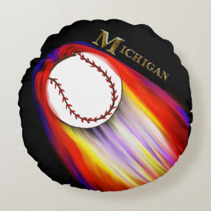 MICHIGAN BASEBALL RUNDES KISSEN