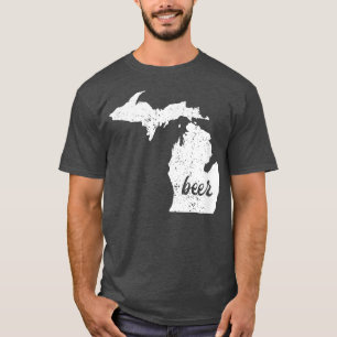 Michigan Beer für Michiganders, Liebe Brauerei T-Shirt