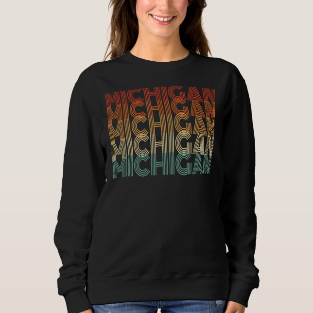 Michigan-Bewohner Sweatshirt (Vorderseite)