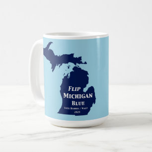 Michigan Blue im Jahr 2024 gedreht Kaffeetasse