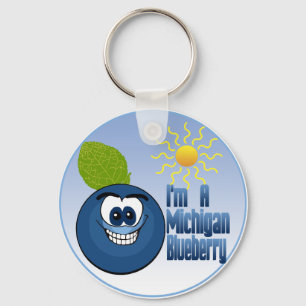 Michigan Blueberry Schlüsselanhänger