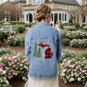 Michigan Buffalo a déposé une veste Denim pour fem