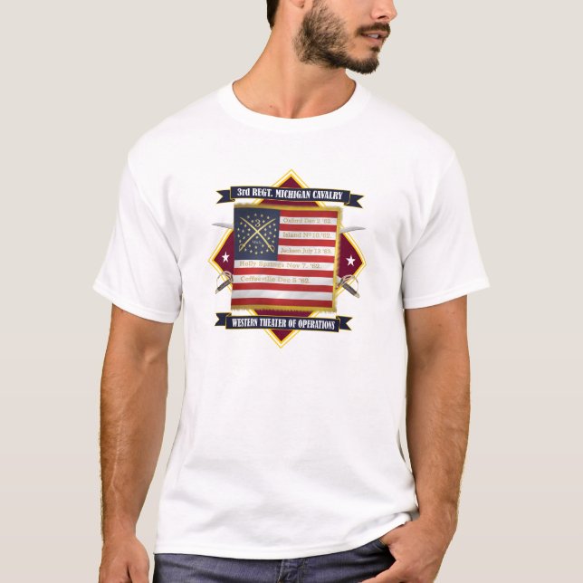 Michigan Cavalry T-Shirt (Vorderseite)
