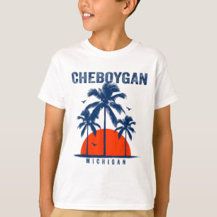 Michigan Cheboygan Ozean Surfen Wellenreiten T-Shirt