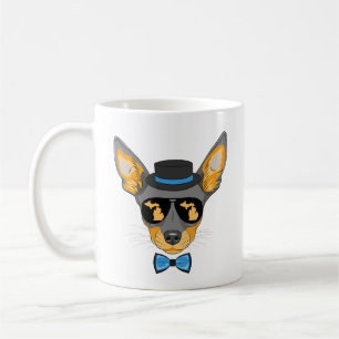 Michigan-Chihuahua mit Sonnenbrille Kaffeetasse