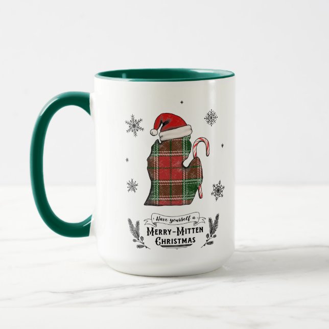 Michigan Christmas Mug (Gauche)
