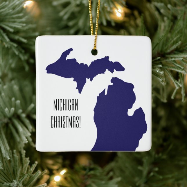 Michigan Christmas Ornament (Baum)