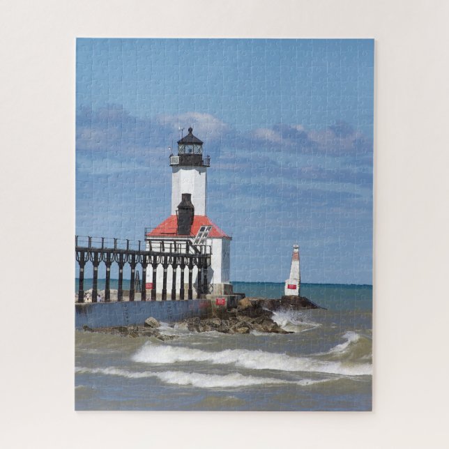 Michigan City East Pierhead & Bkw Lights (Vertikal)