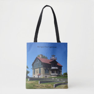 Michigan City Lighthouse auf der ganzen Tasche