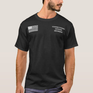 Michigan Correction Officer Thin Gray Line T-Shirt