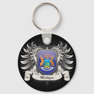 Michigan Crest Schlüsselanhänger