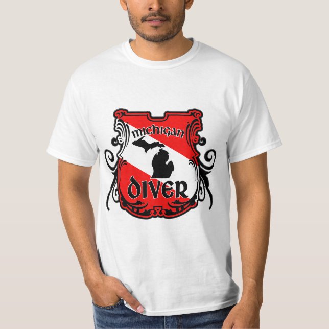 Michigan Diver T-Shirt (Vorderseite)