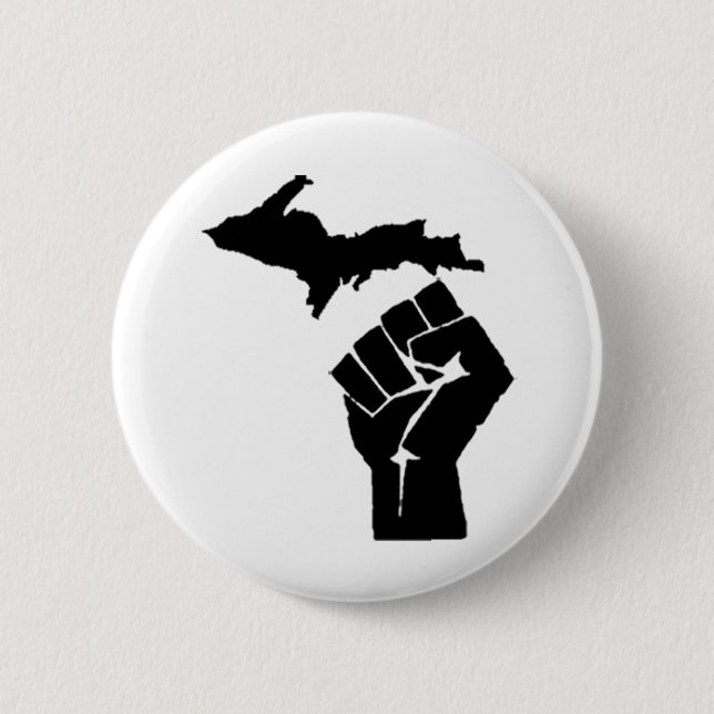 Michigan Faust Button (Vorderseite)