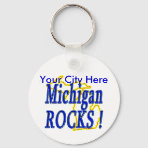 Michigan-Felsen! Schlüsselanhänger